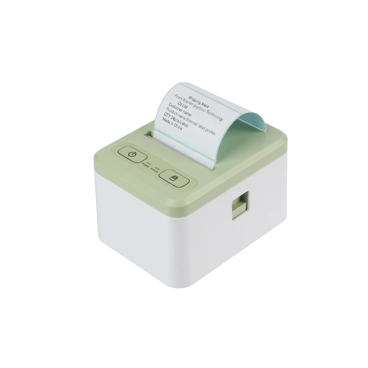 Десктоп Bluetooth и печатач за етикети што може да се поврзе со компјутер